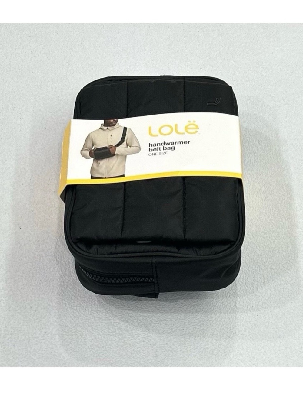 Lolë Unisex Handwarmer Belt Bag, Black, One Size